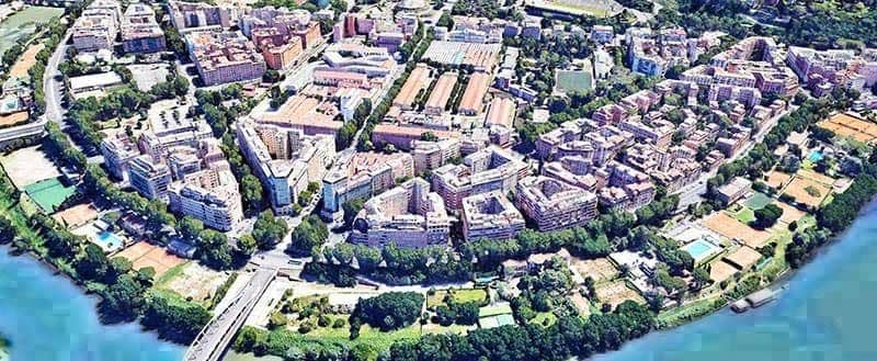 Immagine del quartiere Flaminio per vedere i prezzi e le Quotazioni immobiliari della zona per le case, gli appartamenti e tutti gli immobili