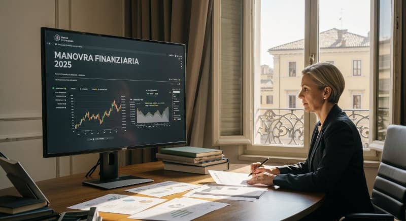 Una professionista di DELLE VITTORIE House Trading esamina la Legge di bilancio 2025, con Grafici, analisi e approfondimenti