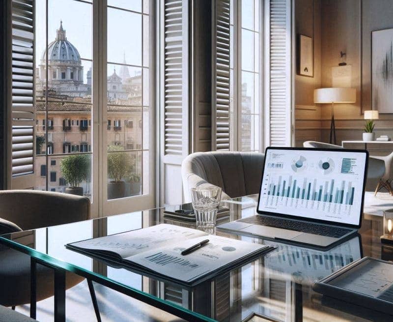mmagine relativa all'analisi dell'andamento dei prezzi nel Mercato immobiliare 2024 di Roma